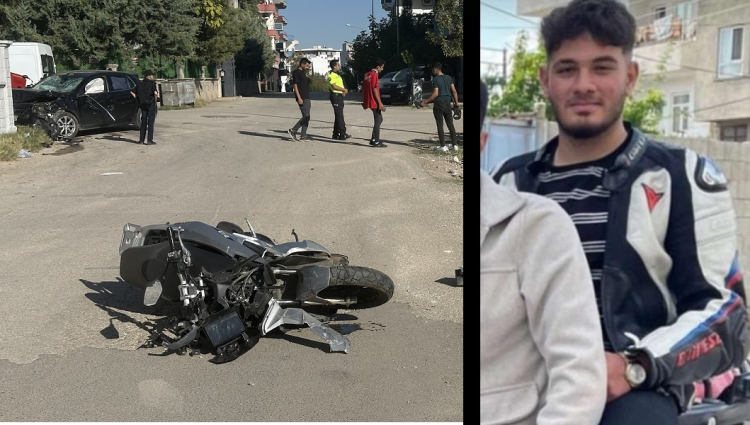 Genç Motosiklet Sürücüsü Kazada Hayatını Kaybetti
