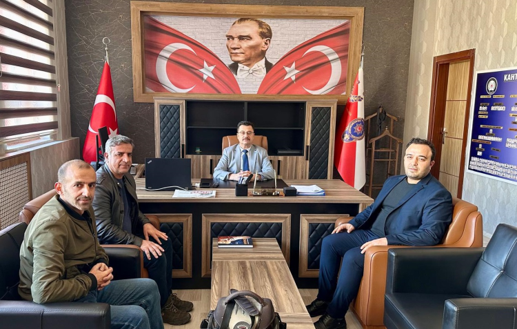 Basın Mensuplarından Emniyet Müdürüne Ziyaret