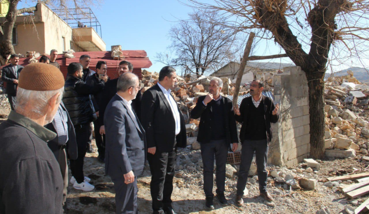 Milletvekili Ramanlı Adıyaman’da depremzedeleri ziyaret etti