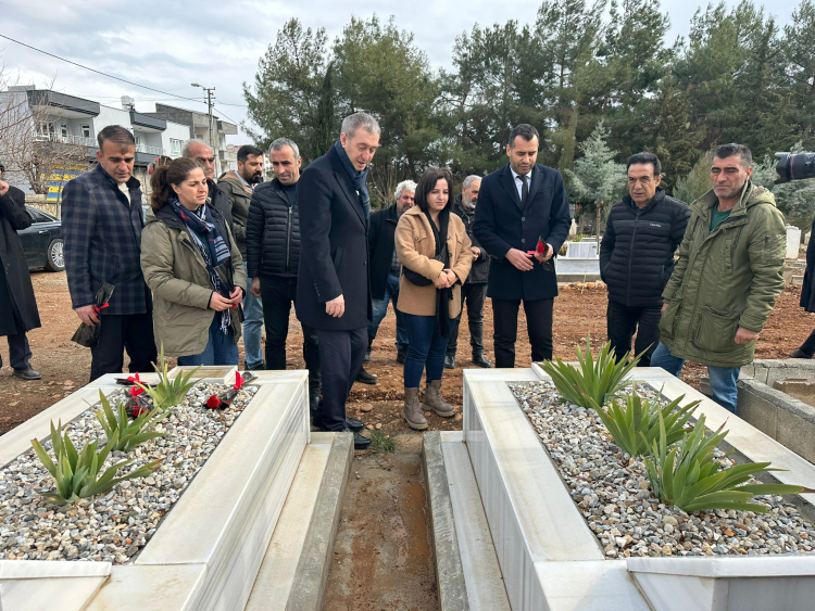 DEP Parti Eş Genel Başkanı Tuncer Bakırhan Kahta'ya Geldi