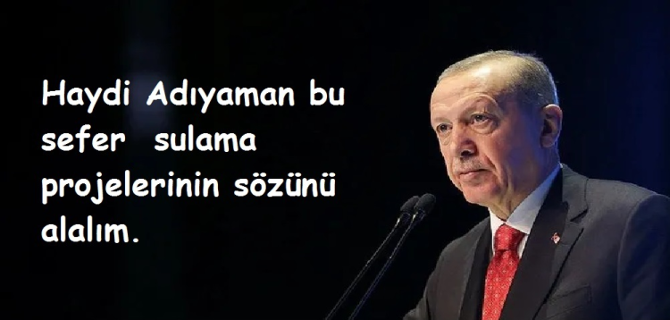 Çelebi: Bir türlü bitmeyen Sulama  Projeleri Artık hayata Geçirilmelidir