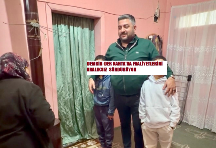 DEMBİR-DER Kahta'ya yardım  elini uzatmaya devam ediyor