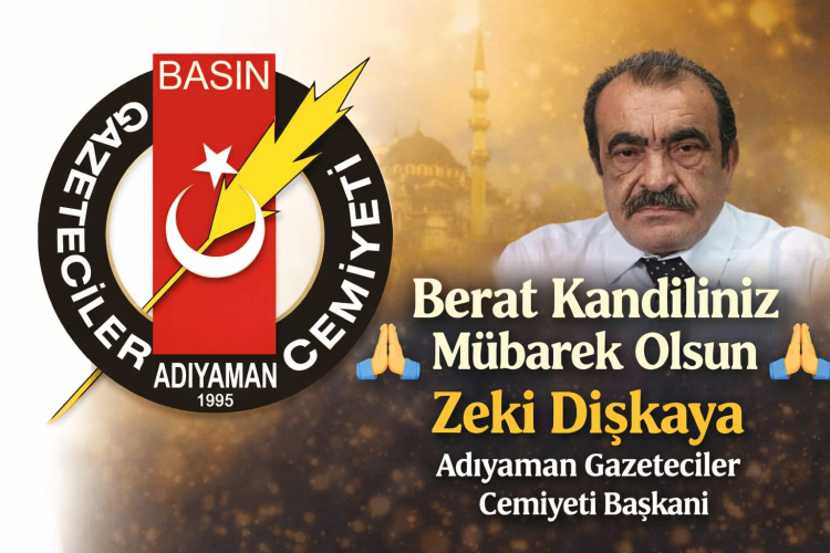 AGC Başkanı Zeki Dişkaya’dan Berat Kandili Mesajı