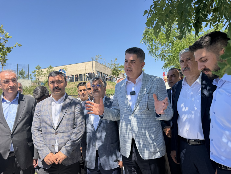 Milletvekili Şan, Kahta Millet Bahçesi’nde incelemelerde bulundu