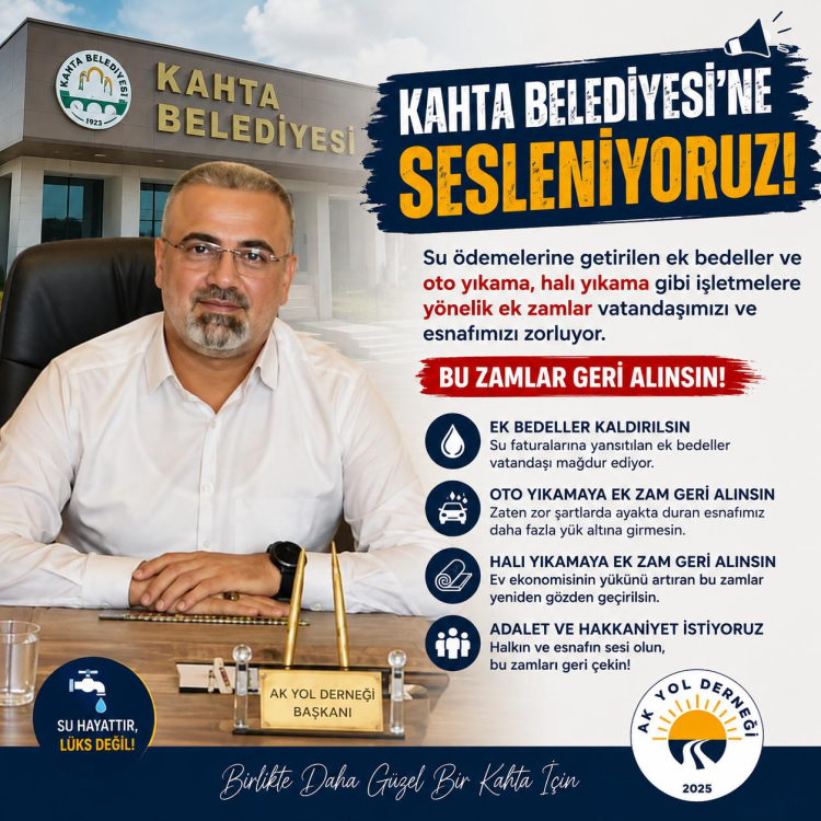 Başkan Aslan: “Bedelini Kahta Halkına Ödetmeyin”